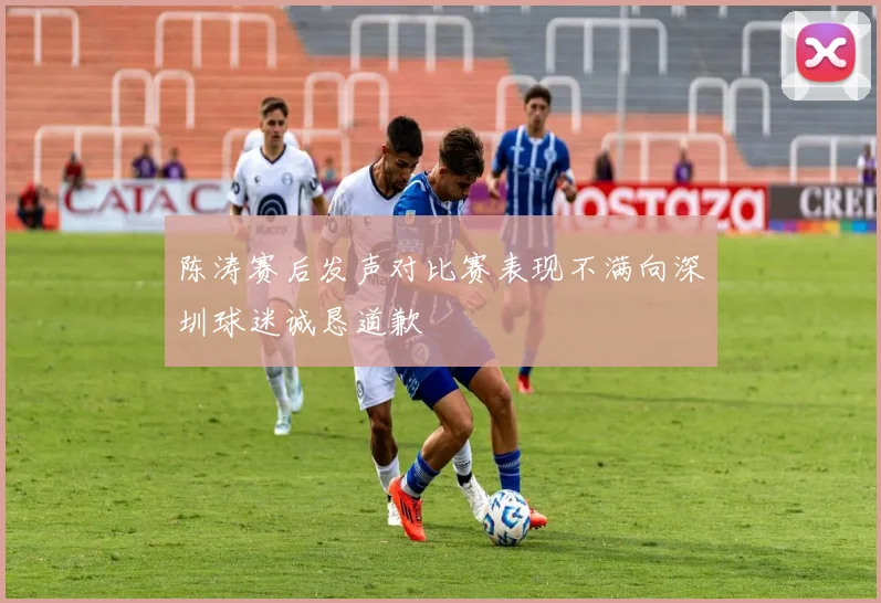 陈涛赛后发声对比赛表现不满向深圳球迷诚恳道歉